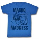 Macho Man Shirt Diggit Royal Blue T-Shirt