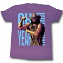 Macho Man Shirt Oh Yeah Adult Purple Heather Tee T-Shirt