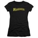 Madagascar Juniors Shirt Logo Black T-Shirt