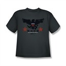 Mash Shirt Kids Eagle Logo Charcoal Youth T-Shirt