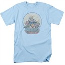 Masters Of The Universe Shirt He Man And Crew Adult Light Blue Tee T-Shirt