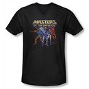 Masters Of The Universe Shirt Slim Fit V Neck Team Of Villains Navy Tee