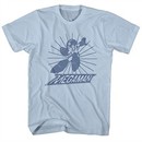 Mega Man Shirt Burst Light Blue T-Shirt