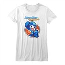 Mega Man Shirt Juniors Powered Up White T-Shirt