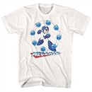 Mega Man Shirt Water Shield White T-Shirt