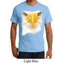 Mens Bald Eagle Shirt Big Bald Eagle Face Organic T-Shirt