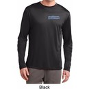 Mens Blue Dodge Charger Pocket Print Dry Wicking Long Sleeve Shirt