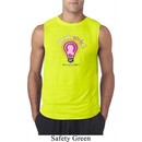 Mens Breast Cancer Awareness Shirt Think Pink Sleeveless Tee T-Shirt