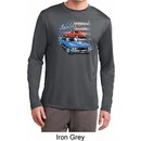 Mens Dodge American Muscle Blue and Red Dry Wicking Long Sleeve Shirt