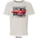 Mens Dodge Shirt Red Challenger White Tri Blend Tee T-Shirt