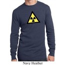 Mens Fallout Shirt Radioactive Triangle Long Sleeve Thermal T-Shirt