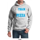 Mens Fitness Hoodie I Train For Pizza Hoody