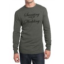 Mens Fitness Shirt Sweating For My Wedding Long Sleeve Thermal Tee