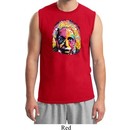 Mens Funny Shirt Albert Einstein Muscle Tee T-Shirt