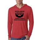 Mens Funny Shirt Great Beard Lightweight Hoodie Tee T-Shirt