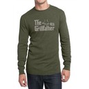 Mens Funny Shirt The Grill Father Long Sleeve Thermal Tee T-Shirt