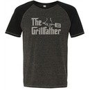 Mens Funny Shirt The Grill Father Tri Blend Tee T-Shirt