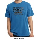 Mens Gymnastics Shirt Competitive Gymnast Pigment Dyed Tee T-Shirt
