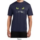 Mens Halloween Shirt Black Cat Moisture Wicking Tee T-Shirt