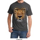 Mens Leopard Shirt Big Leopard Face Tee T-Shirt
