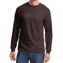 Mens Shirt Awesome Cubed Long Sleeve Tee T-Shirt