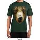 Mens Shirt Big Grizzly Bear Face Moisture Wicking Tee T-Shirt