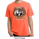 Mens Three Stooges Shirt Moonshine Whiskey Pigment Dyed Tee T-Shirt