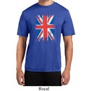 Mens UK Flag Shirt Union Jack Moisture Wicking Tee T-Shirt