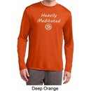 Mens Yoga Heavily Meditated with OM Dry Wicking Long Sleeve