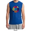 Mens Yoga Shirt Pop Art Om Muscle Tee T-Shirt