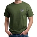 Mens Yoga T-Shirt Super OM Pocket Print Organic Tee Shirt