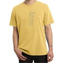 Mens Yoga T-shirt Tadasana Mountain Pose Pigment Dyed Shirt