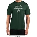 Mens Yoga Tee Heavily Meditated with OM Moisture Wicking T-shirt