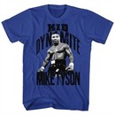 Mike Tyson Shirt Kid Dynamite Royal Blue T-Shirt