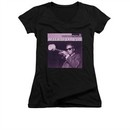 Miles Davis Shirt Juniors V Neck Prestige Profiles Black T-Shirt
