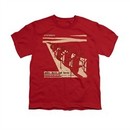 Miles Davis Shirt Kids Davis And Horns Red T-Shirt