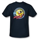 Mighty Mouse Kids T-shirt Planet Cheese Youth Navy Blue Tee