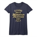 Monster Hunter Shirt Juniors Clearing Guest Since 2004 Navy T-Shirt