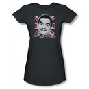 Mr. Bean Juniors Shirt Long Live Charcoal Tee T-Shirt