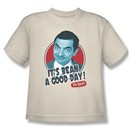 Mr. Bean Kids Shirt Good Day Cream Youth Tee T-Shirt