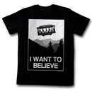 Mr. Mister Rogers Shirt I Want To Believe Black T-Shirt