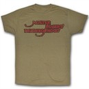 Mr. Mister Rogers T-shirt Neighborhood Adult Brown Heather Tee Shirt