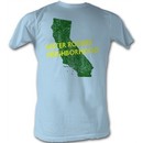 Mr. Mister Rogers T-shirt California Adult Light Blue Tee Shirt