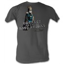 Mr. Mister Rogers T-shirt Correct As Usual Adult Charcoal Tee Shirt