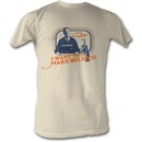 Mr. Mister Rogers T-shirt Make Believe Adult Natural Tee Shirt