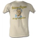 Mr. Mister Rogers T-shirt My Neighbor Adult Natural Tee Shirt