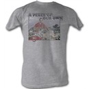 Mr. Mister Rogers T-shirt A Place of Our Own Adult Gray Tee Shirt