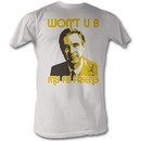 Mr. Mister Rogers T-shirt U B Friend Adult Vintage White Tee Shirt