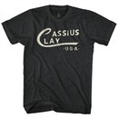 Muhammad Ali Shirt Cassius Clay Logo Black T-Shirt