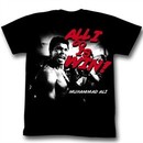 Muhammad Ali Shirt Look At Him Go Adult Black Tee T-Shirt